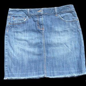 Loft women’s denim jean skirt 6